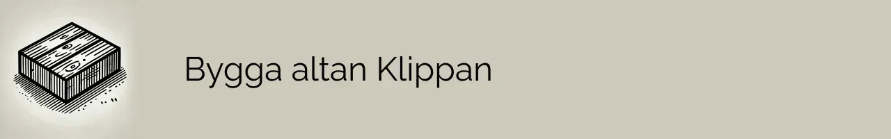 Bygga altan Klippan